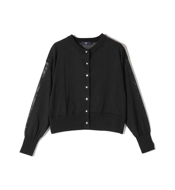 SHIPS Colors 「SHIPS Colors:〈手洗い可能〉シアー ニット ブルゾン◇」|カーディガン|