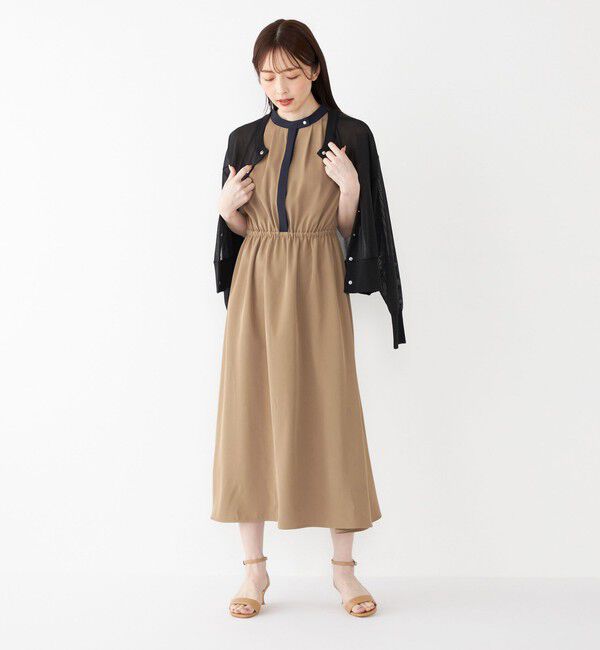 SHIPS Colors 「SHIPS Colors:〈手洗い可能〉シアー ニット ブルゾン◇」|カーディガン|