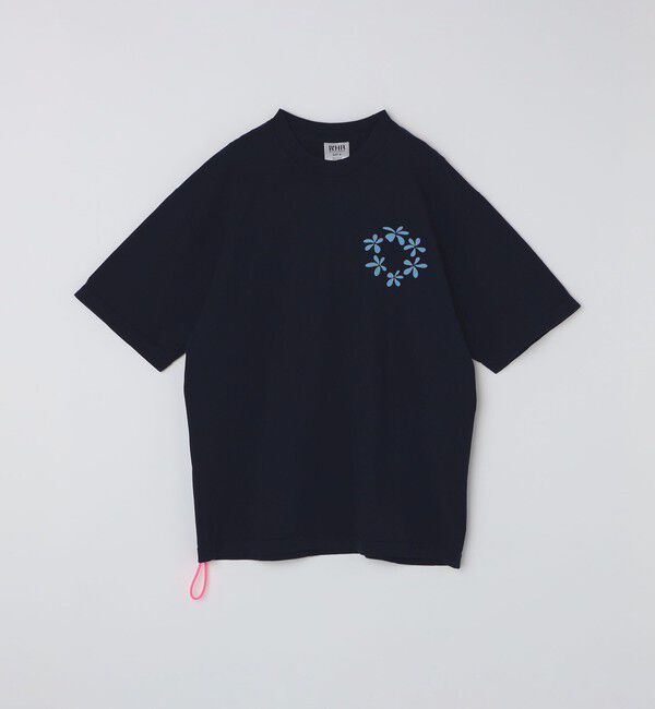 SHIPS「western hydrodynamic research: PLUMERIA TEE S/S」|Tシャツ・カットソー|ネイビー