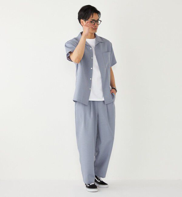 SHIPS Colors 「SHIPS Colors:〈洗濯機可能〉ポリトロ ワイド テーパード パンツ」|その他|