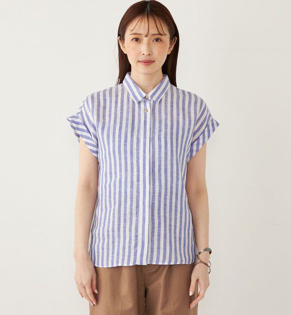 SHIPS Colors 「SHIPS Colors:ユーロ リネン (EURO Linen) ヒヨク シャツ◇」|シャツ・ブラウス|
