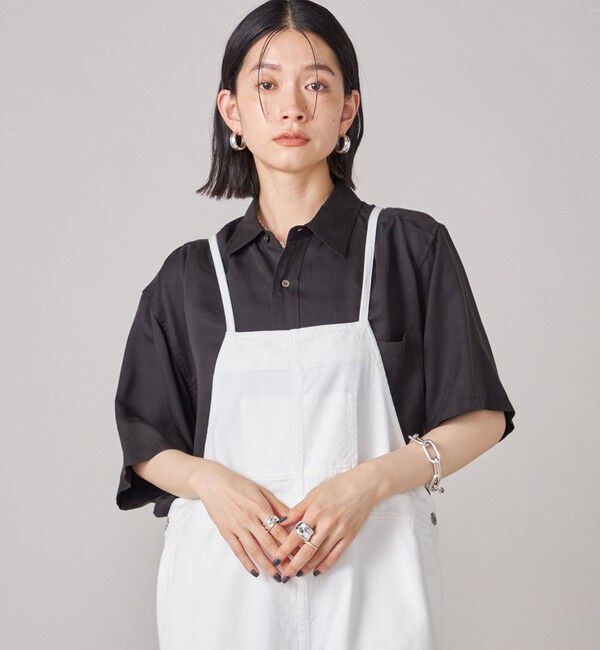 SHIPS for women「SHIPS NINE CASE:〈手洗い可能〉オーバーサイズ シャツ」|シャツ・ブラウス|