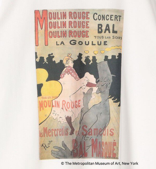 SHIPS Colors 「SHIPS Colors:THE MET コラボ ロートレック バックプリント Tシャツ」|Tシャツ・カットソー|