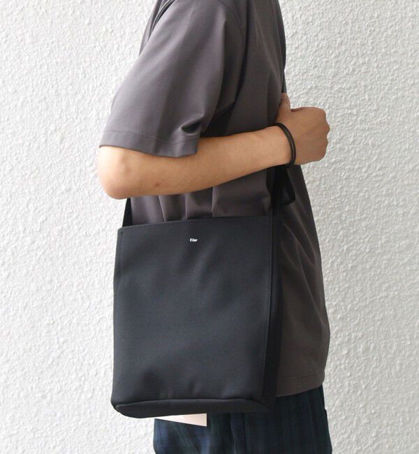 SHIPS any「Filer:〈撥水加工〉トロピカルショルダーバッグ OK18」|ショルダー・メッセンジャー|ブラック