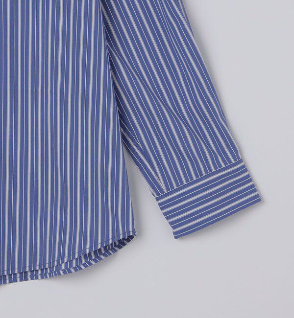 SHIPS「City Ambient Products: レギュラーカラー ブロード ストライプ シャツ」|シャツ・ブラウス|