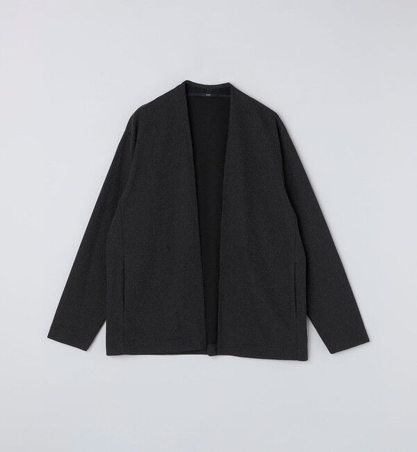 SHIPS「SHIPS:〈手洗い可能〉ドビー メッシュ ノーカラー カーディガン」|カーディガン|