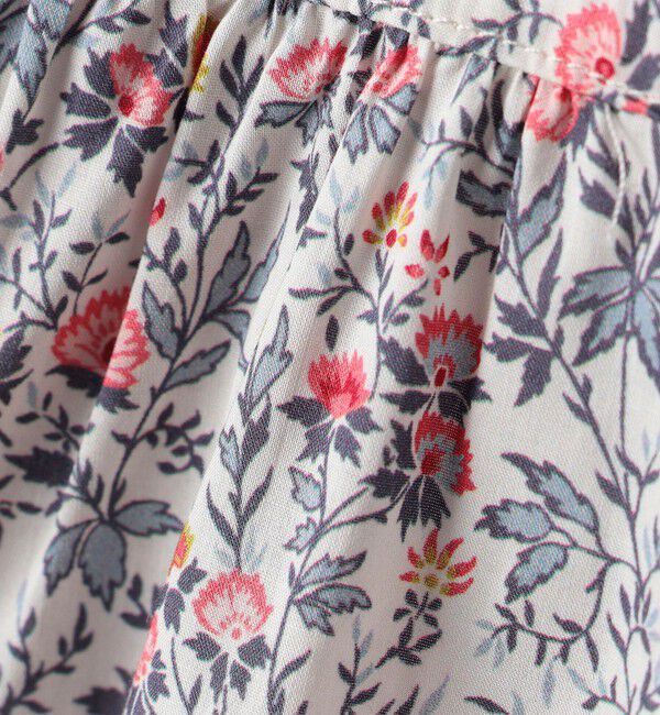 SHIPS KIDS「SHIPS KIDS:100～130cm / リバティ フリルカラー ブラウス」|シャツ・ブラウス|