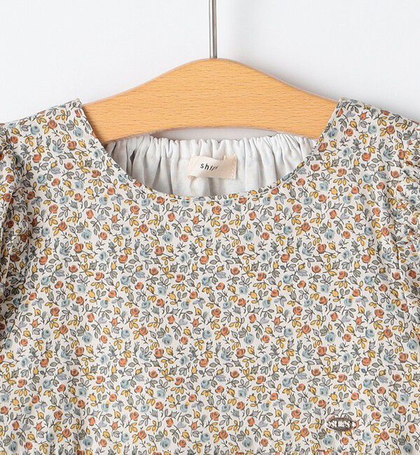 SHIPS KIDS「SHIPS KIDS:80～90cm / フラワー ティアード ワンピース」|ワンピース|