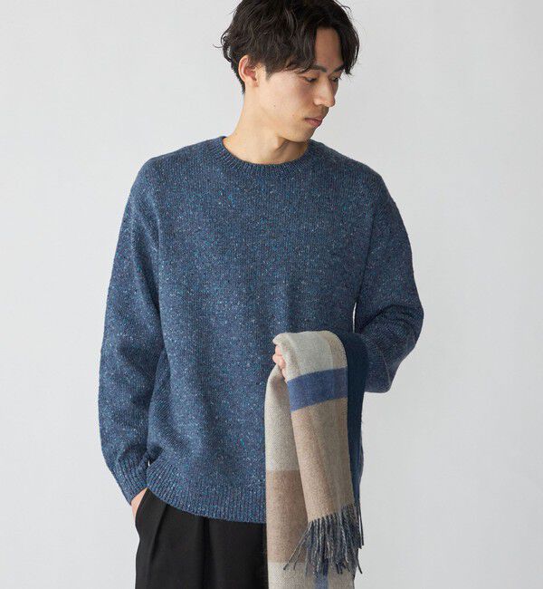 SHIPS「SHIPS: カシミヤ ダブルフェイス チェック マフラー」|マフラー|