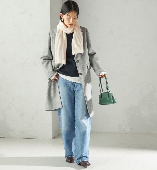 SHIPS for women「細幅 刺繍 ニット マフラー」|マフラー|