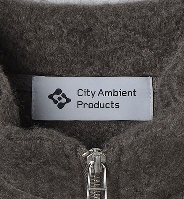 SHIPS「City Ambient Products: シャギー フリース ハーフジップ プルオーバー」|スウェット・ジャージ|