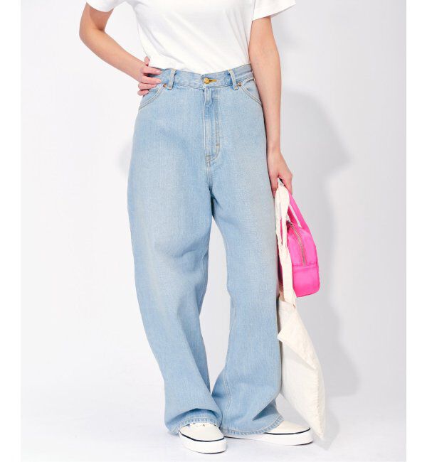 OUTDOOR PRODUCTS Usual Things「LEE 別注ハイウエストルーズデニム」|デニム|