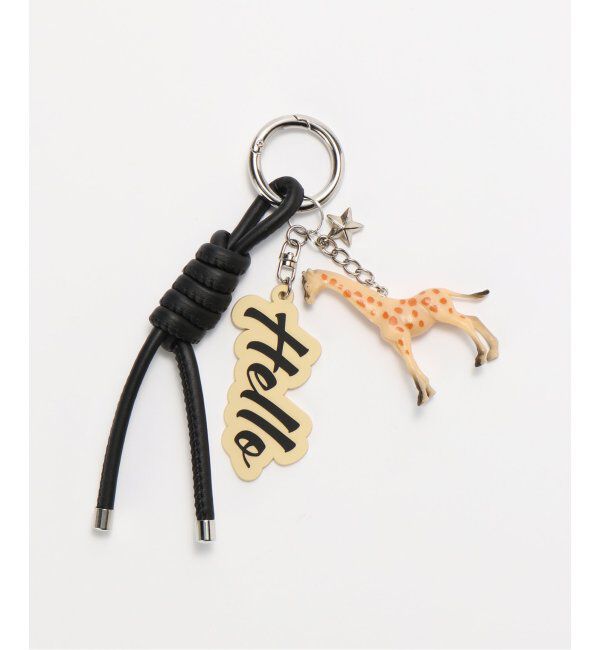 OUTDOOR PRODUCTS Usual Things「追加 LA BOO アニマルBAGチャーム」|キーケース|ブラック