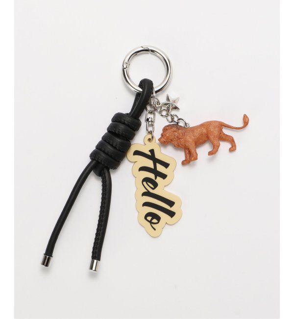 OUTDOOR PRODUCTS Usual Things「追加 LA BOO アニマルBAGチャーム」|キーケース|ブラック B