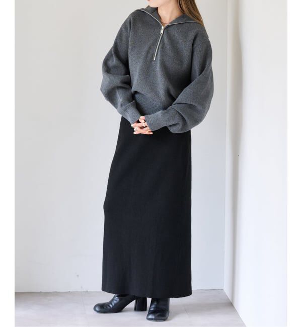 OUTDOOR PRODUCTS Usual Things「ニットリブスリットスカート」|スカート|