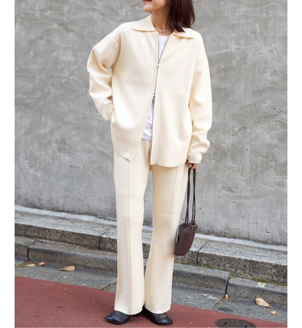 OUTDOOR PRODUCTS Usual Things「2点SET ジップニットシャツ&times;パンツセットアップ」|オールインワン|