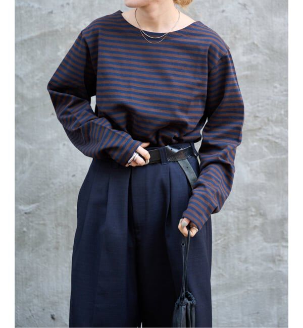 OUTDOOR PRODUCTS Usual Things「≪予約≫ミリタリーボーダーカットソー」|Tシャツ・カットソー|