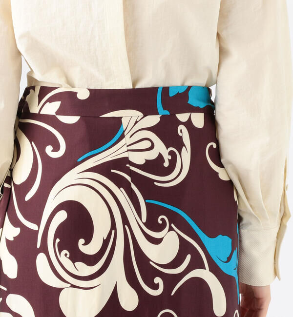 TOMORROWLAND BUYING WEAR「【別注】Rodebjer&times;TOMORROWLAND レーヨン プリントラップスカート」|フレア|