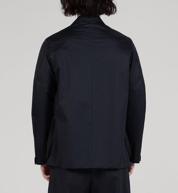 TOMORROWLAND MENS「コットンポプリン ピークドラペルシングルブレステッド3Bジャケット」|テーラードジャケット|