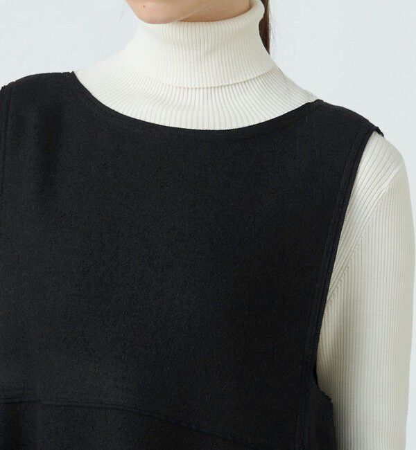 TOMORROWLAND collection「リングニット フロンタブルドレス」|ワンピース|