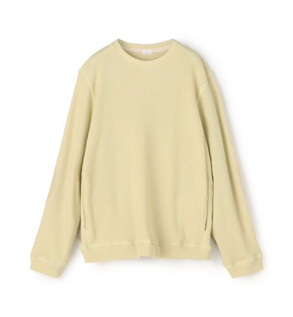 GALERIE VIE「ウールコットンワッフル ラウンドネックプルオーバー」|Tシャツ・カットソー|51 ライトグリーン