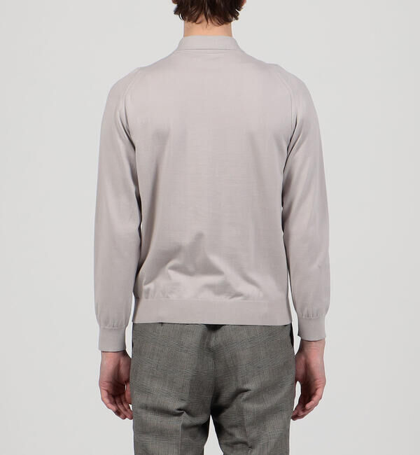 TOMORROWLAND MENS「スビンコットン ニットポロシャツ」|ニット・セーター|