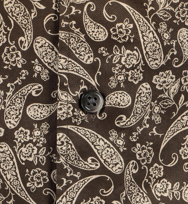 TOMORROWLAND MENS「コットンビエラ ペイズリープリント セミワイドカラーシャツ」|シャツ・ブラウス|