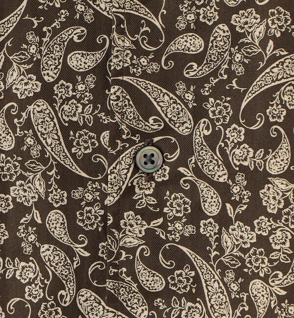 TOMORROWLAND MENS「コットンビエラ ペイズリープリント セミワイドカラーシャツ」|シャツ・ブラウス|