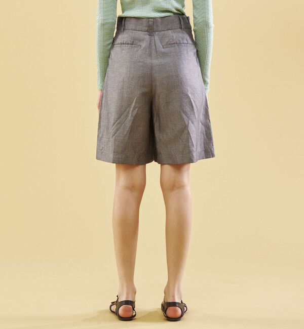 GALERIE VIE「ライトコンパクトツイル タックハーフパンツ」|その他|