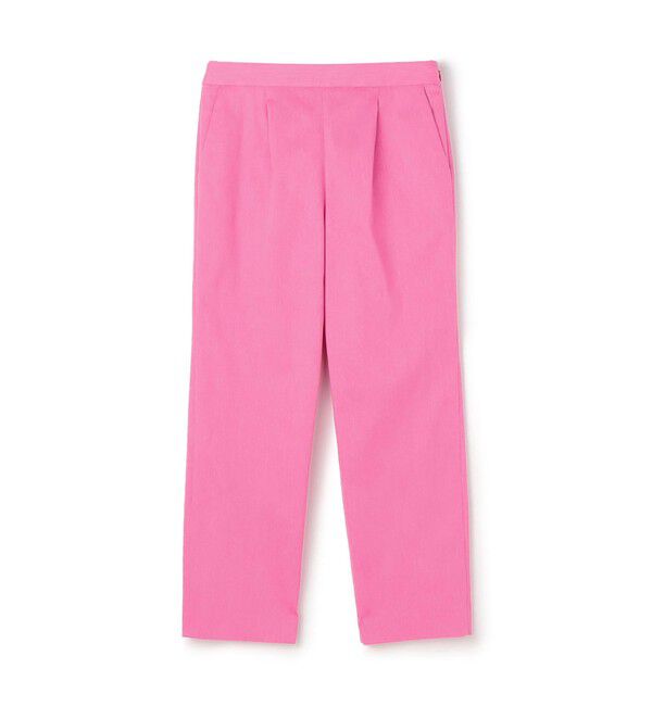 MACPHEE「ストレッチツイル タックパンツ」|その他|33 ピンク