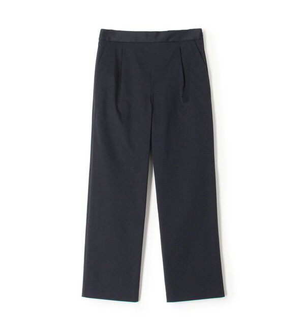 MACPHEE「ストレッチツイル タックパンツ」|その他|69 ネイビー