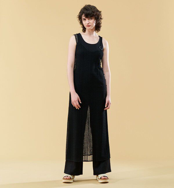 DES PRES「ウェットリネン ソフトフレアパンツ」|その他|