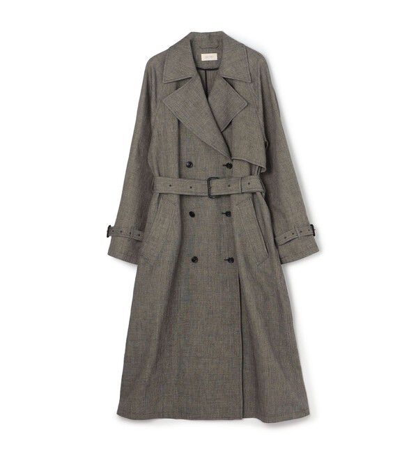 DES PRES「ウールリネン トレンチコート」|トレンチコート|18 ブラウン系