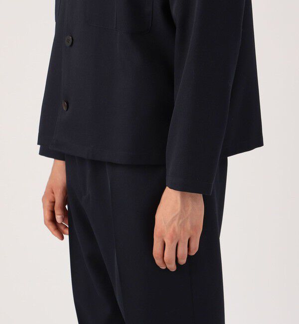 GALERIE VIE「ウールライトギャバジン シャツジャケット」|テーラードジャケット|