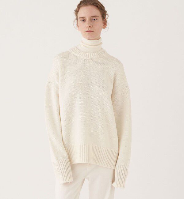 GALERIE VIE「ファインウーステッド クルーネックプルオーバー」|ニット・セーター|