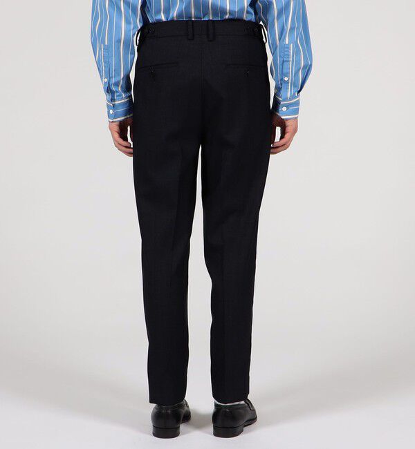 TOMORROWLAND MENS「ウールデニムシャンブレーサイドアジャスター」|スラックス|