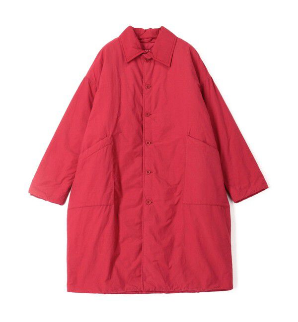 TOMORROWLAND GOODS「LABO.ART GIACCA BETTINA コート」|ステンカラーコート|35 レッド