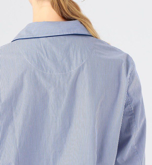 TOMORROWLAND HOME「コットンブロードストライプ パジャマ（ウィメンズ）」|ルームウェア|