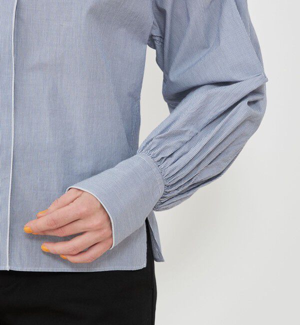 GALERIE VIE「コットン ギャザーカフブラウス」|シャツ・ブラウス|