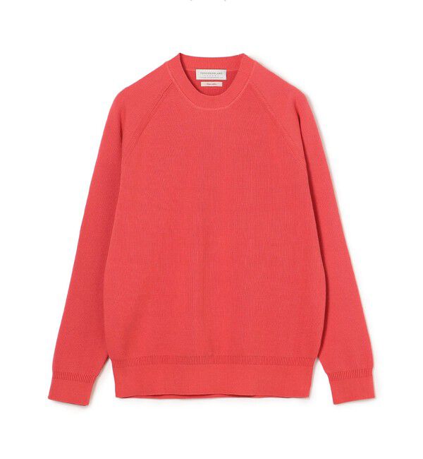 TOMORROWLAND MENS「TOMORROWLAND tricot コットンポリエステル クルーネックプルオーバー」|ニット・セーター|35 レッド