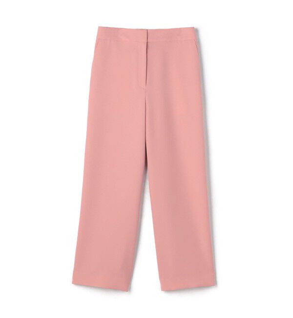 Ballsey「パウダリーストレッチツイル セミワイドパンツ」|その他|33 ピンク