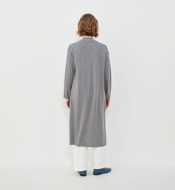 GALERIE VIE「ウールスムース Vネックロングカーディガン」|カーディガン|