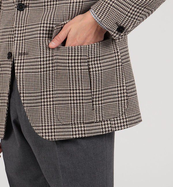 TOMORROWLAND MENS「コットンポリエステルリネン シューティングジャケット」|テーラードジャケット|