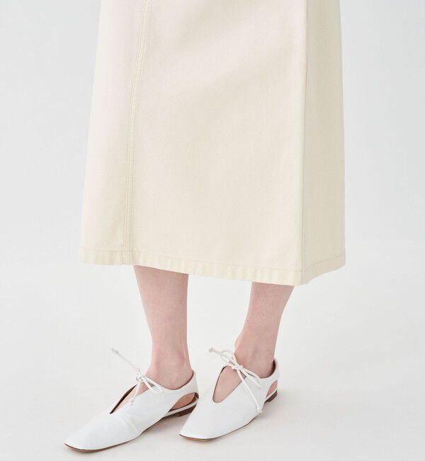 MACPHEE「フレンチワーカーサージ ジャンパースカート」|ジャンパースカート|