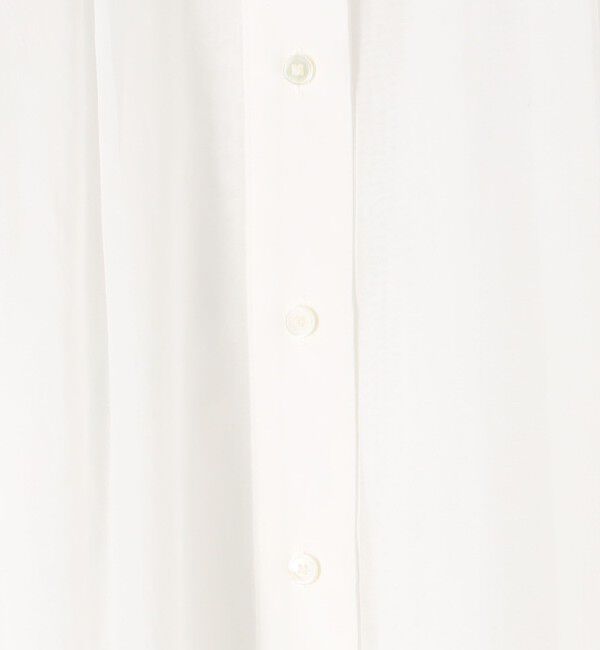 BACCA「コットンボイル ボリュームシャツドレス」|ワンピース|