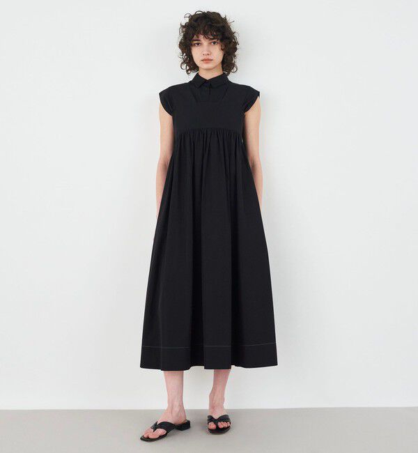 DES PRES「コットンタイプライター レイヤードワンピース」|ワンピース|
