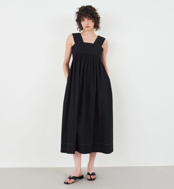 DES PRES「コットンタイプライター レイヤードワンピース」|ワンピース|