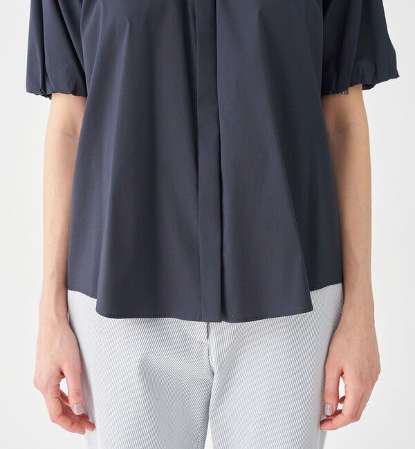 TOMORROWLAND collection「ストレッチブロード パフスリーブブラウス」|シャツ・ブラウス|