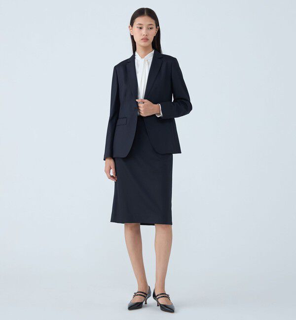 TOMORROWLAND collection「シャイニーピンヘッド シングル1Bジャケット」|テーラードジャケット|