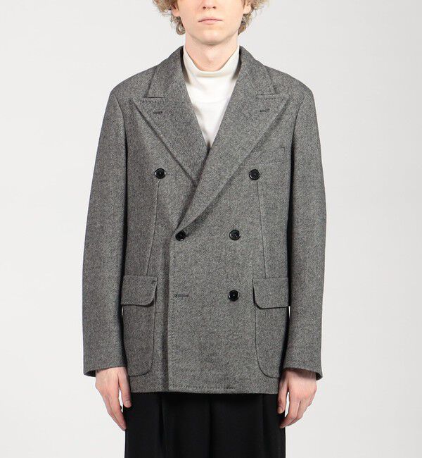 TOMORROWLAND MENS「タスマニアラムウール ダブルブレステッド6Bジャケット」|テーラードジャケット|